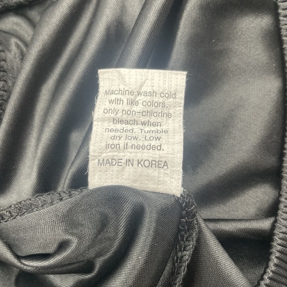 Vintage Black Half Slip Double Layered Lace Hem Size Small O2 Collection Korea - Picture 8 of 13